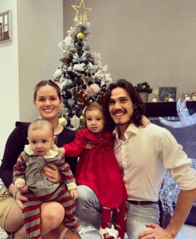 Maria Soledad Cabris Yarrus ex-husband Edinson Cavani shares two kids with his partner Jocelyn Burgardt.